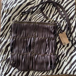 Genuine leather linea pelle crossbody bag